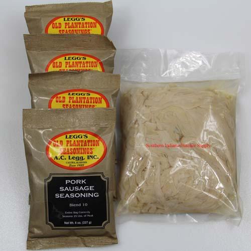 Pork Sausage Kit Legg's Old Plantation Blend 10 
