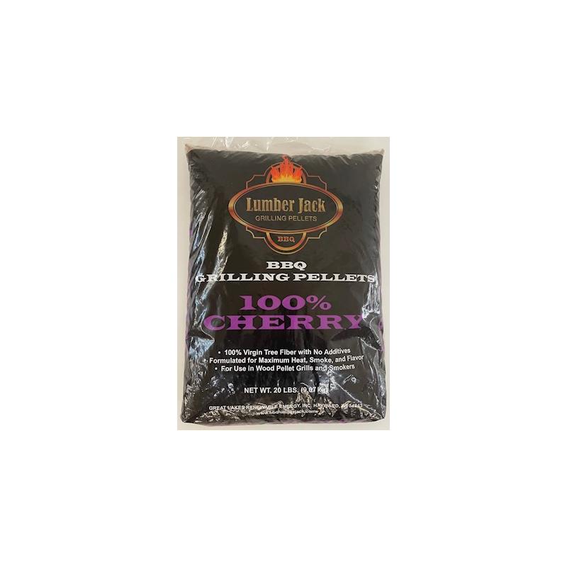 Lumber Jack BBQ Wood Pellets 100% Cherry 20 Pound Bag