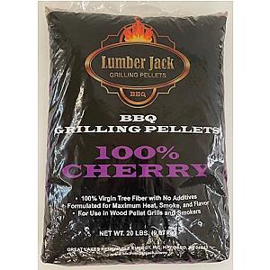 Lumber Jack BBQ Wood Pellets 100% Cherry 20 Pound Bag