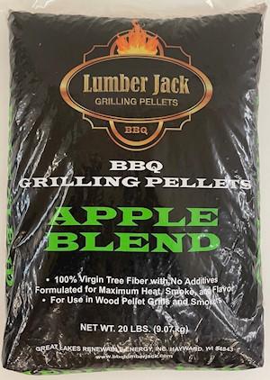 Lumber Jack BBQ Wood Pellets Apple Blend 20 Pound Bag