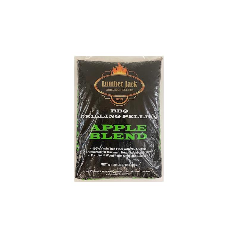 Lumber Jack BBQ Wood Pellets Apple Blend 20 Pound Bag