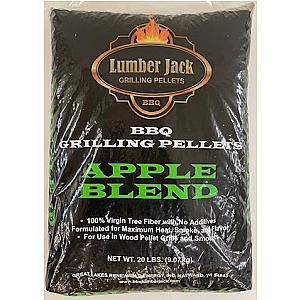Lumber Jack BBQ Wood Pellets Apple Blend 20 Pound Bag