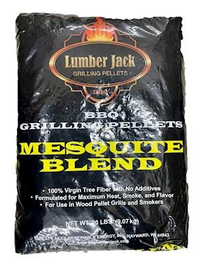 Lumber Jack BBQ Wood Pellets Mesquite Blend 20 Pound Bag