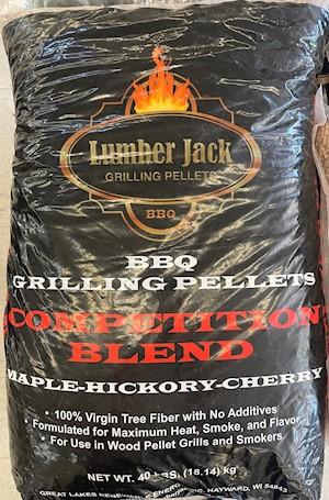 Lumber Jack BBQ Wood Pellets Competition Blend 40 Pound Bag