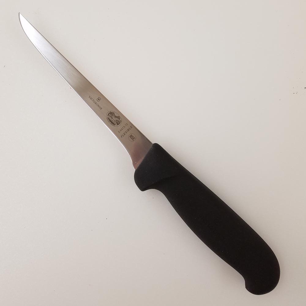 Victorinox 6 Inch Narrow Flexible Straight Boning Knife(40513) 5.6413.15