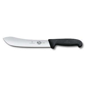 Victorinox 8 Inch Straight Butcher/Fishing Knife Black Fibrox Handle (5.7403.20)