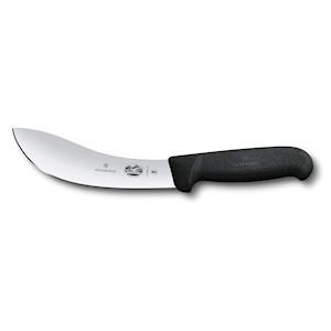 Victorinox 6 Inch Beef Skinning Knife Black Fibrox Handle (5.7803.15)