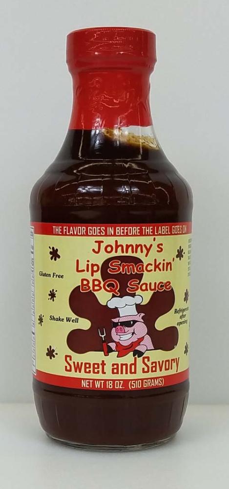 Johnny's Savory Sauces Sweet and Savory BBQ Sauce 18 Ounce