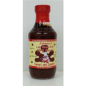 Johnny's Savory Sauces Sweet and Savory BBQ Sauce 18 Ounce