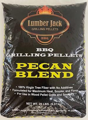 Lumber Jack BBQ Wood Pellets Pecan Blend 20 Pound Bag