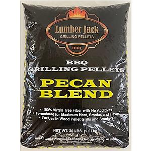Lumber Jack BBQ Wood Pellets Pecan Blend 20 Pound Bag