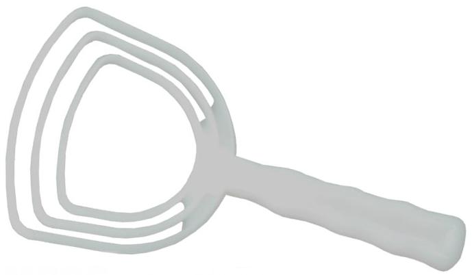 Poly Bone Dust Steak Scraper