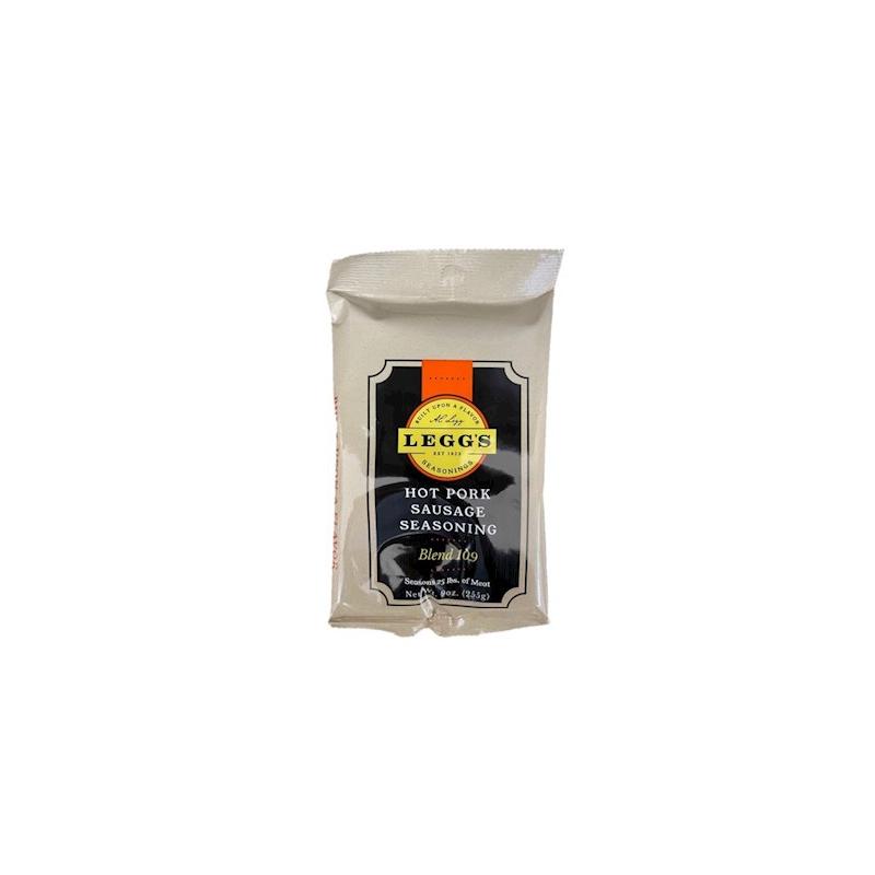 Case of 24 AC Leggs Hot Pork Sausage Seasoning Blend 109