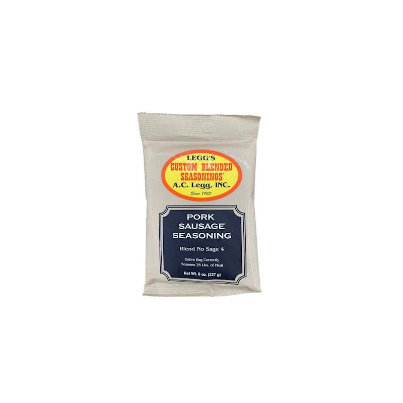 Case of 24 AC Leggs No Sage Pork Sausage Seasoning Blend NS4