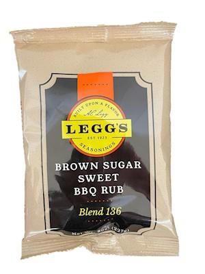 AC Leggs Brown Sugar Sweet BBQ Rub Blend 136