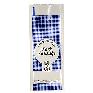 1lb Pork Sausage Bag Printed "Not for Sale"