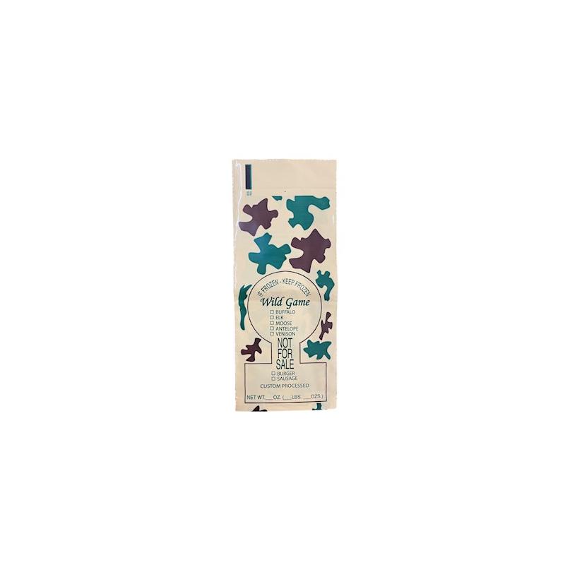 1lb Camo Print Wild Game Bag Printed "Not For Sale"