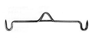 Stainless Steel Gambrel 23 inches x 5/8