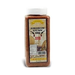 Smokin Guns BBQ Mild Rub 2 Pound Jug