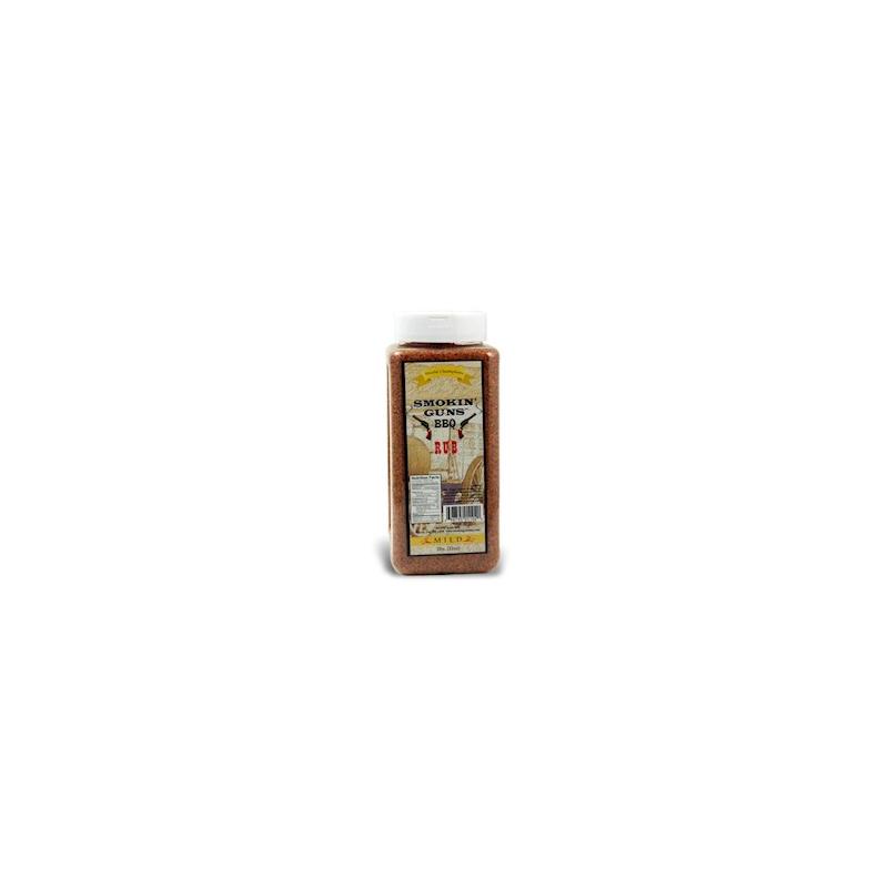 Smokin Guns BBQ Mild Rub 2 Pound Jug