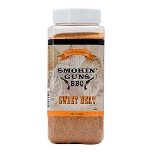 Smokin Guns BBQ Sweet Heat Rub 26 Ounce Jug