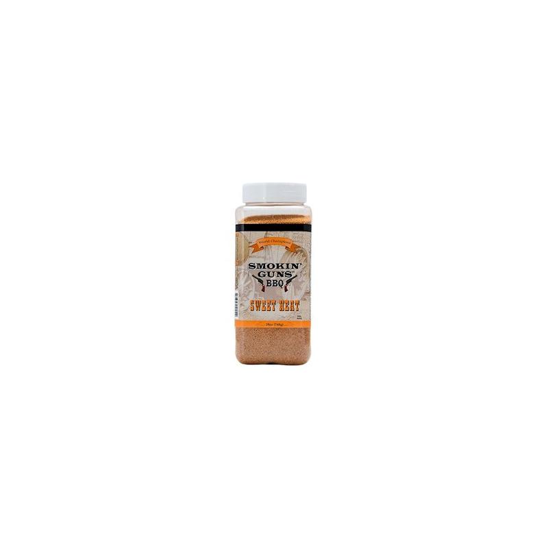 Smokin Guns BBQ Sweet Heat Rub 26 Ounce Jug