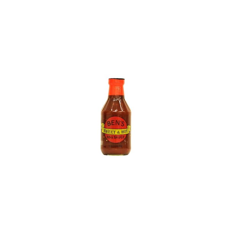 Ben's Sweet & Hot BBQ Sauce 19.5 oz Jar