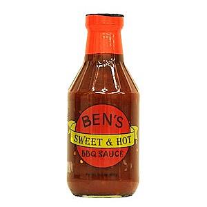 Ben's Sweet & Hot BBQ Sauce 19.5 oz Jar