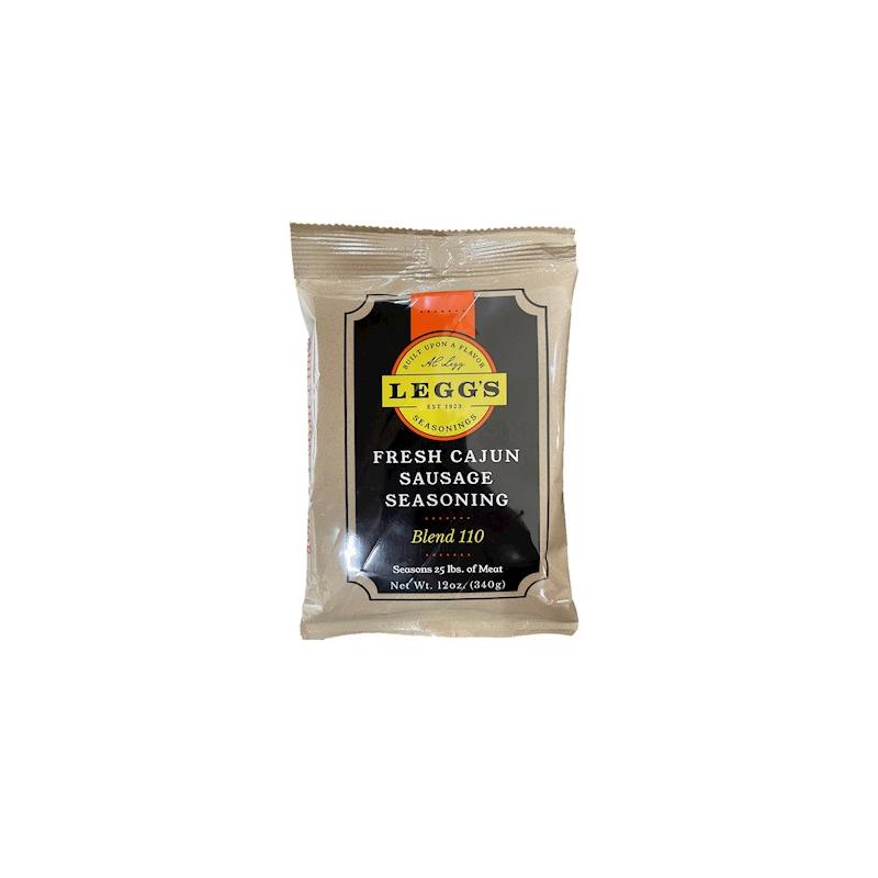 Case of 24 AC Leggs Cajun Sausage Seasoning 110