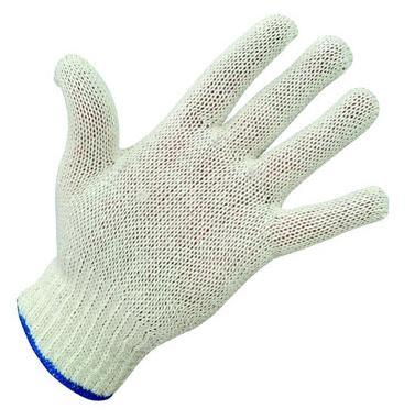 White Cotton String Knit Gloves - 12ct. pair