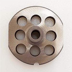 Triumph Meat Grinder Plate Cleveland 12 HUB STYLE D2 Steel 1/2" Holes (103837)