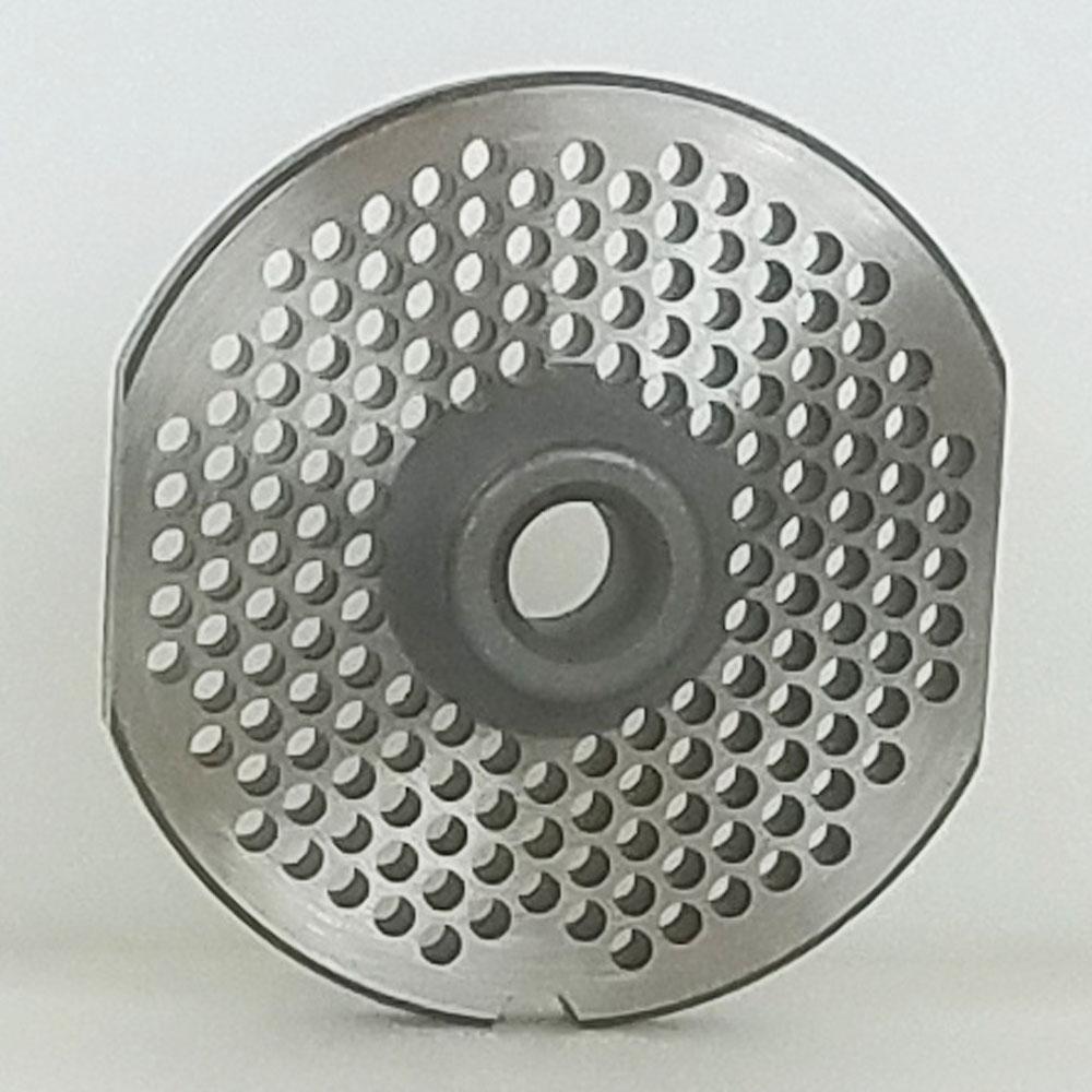 Triumph Meat Grinder Plate Cleveland 12 HUB STYLE D2 Steel 1/8" Holes (102211)