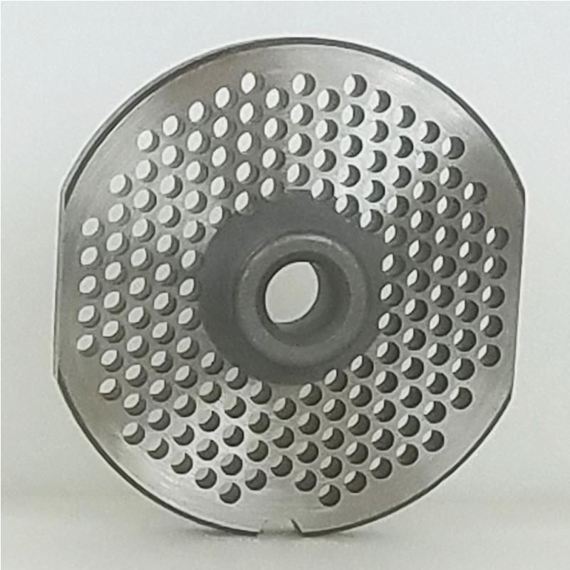 Triumph Meat Grinder Plate Cleveland 12 HUB STYLE D2 Steel 1/8" Holes (102211)