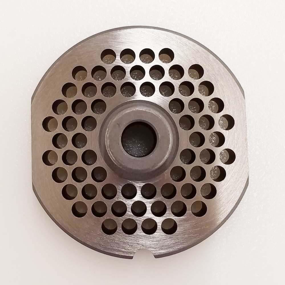 Triumph Meat Grinder Plate Cleveland 12 HUB STYLE D2 Steel 3/16" Holes (107337)
