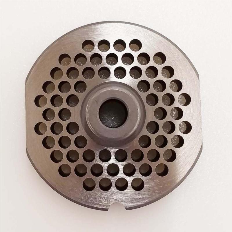Triumph Meat Grinder Plate Cleveland 12 HUB STYLE D2 Steel 3/16" Holes (107337)