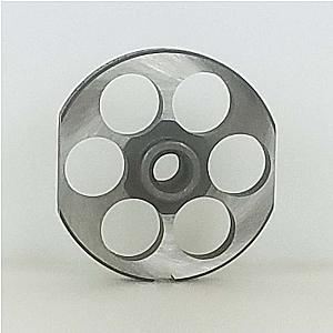Triumph Meat Grinder Plate Cleveland 12 HUB STYLE D2 Steel 3/4" Holes (104501)