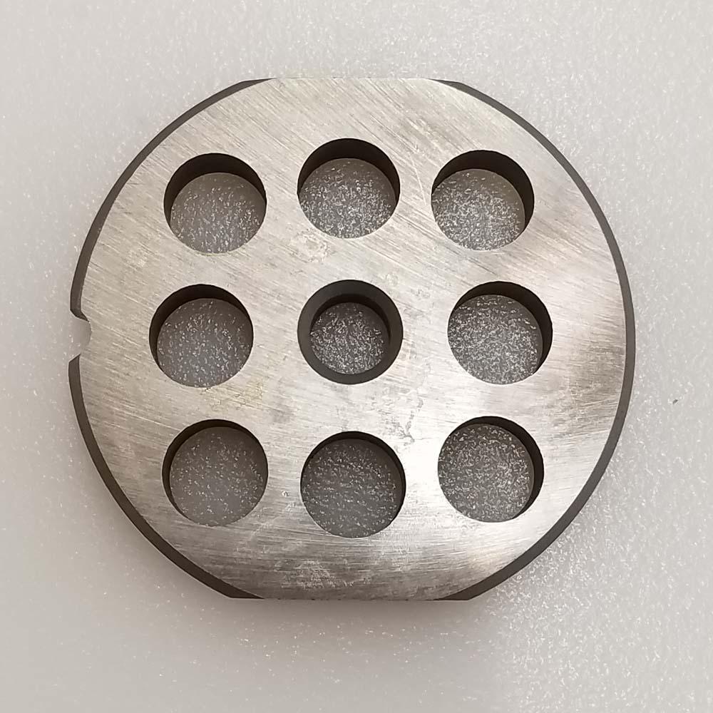 Triumph Meat Grinder Plate Cleveland 12 REVERSIBLE D2 Steel 1/2" Holes (106746)