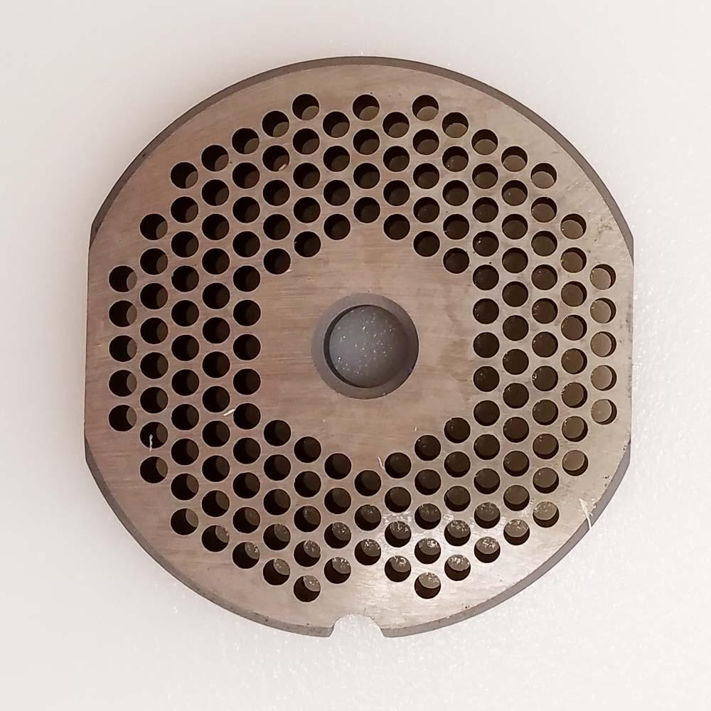 Triumph Meat Grinder Plate Cleveland 12 REVERSIBLE D2 Steel 1/8" Holes (102535)