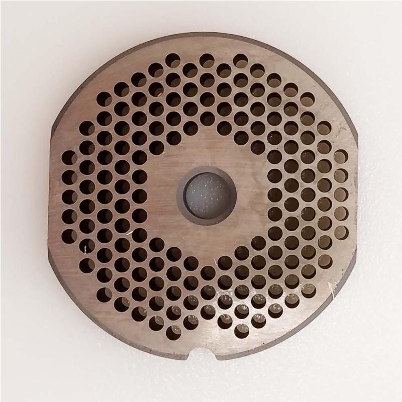 Triumph Meat Grinder Plate Cleveland 12 REVERSIBLE D2 Steel 1/8" Holes (102535)