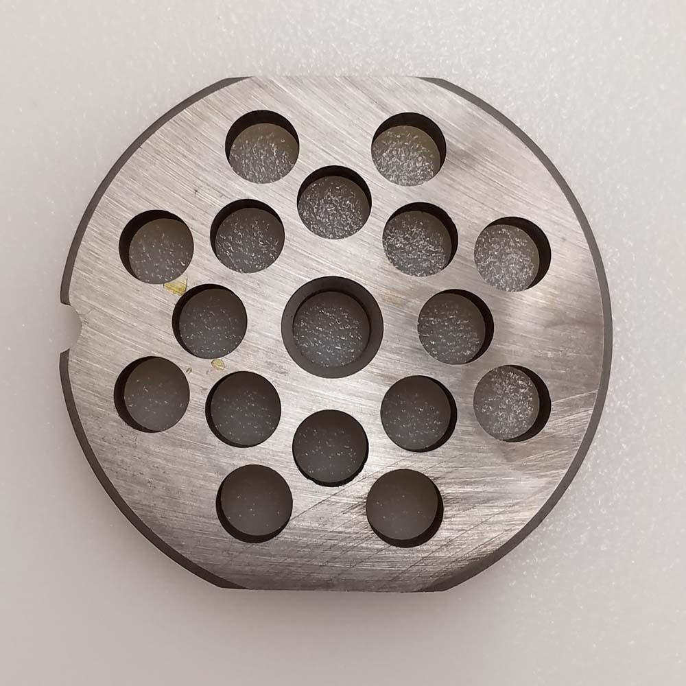 Triumph Meat Grinder Plate Cleveland 12 REVERSIBLE D2 Steel 3/8" Holes (102283)