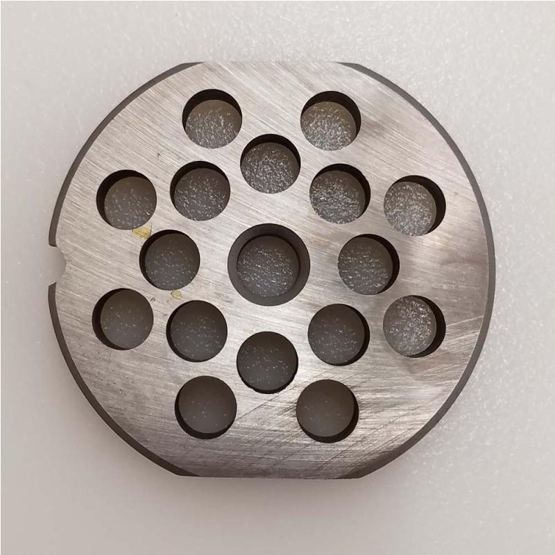 Triumph Meat Grinder Plate Cleveland 12 REVERSIBLE D2 Steel 3/8" Holes (102283)