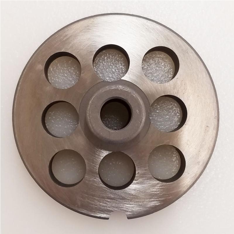 Triumph Meat Grinder Plate Enterprise 12 HUB STYLE D2 Steel 1/2" Holes (106800)