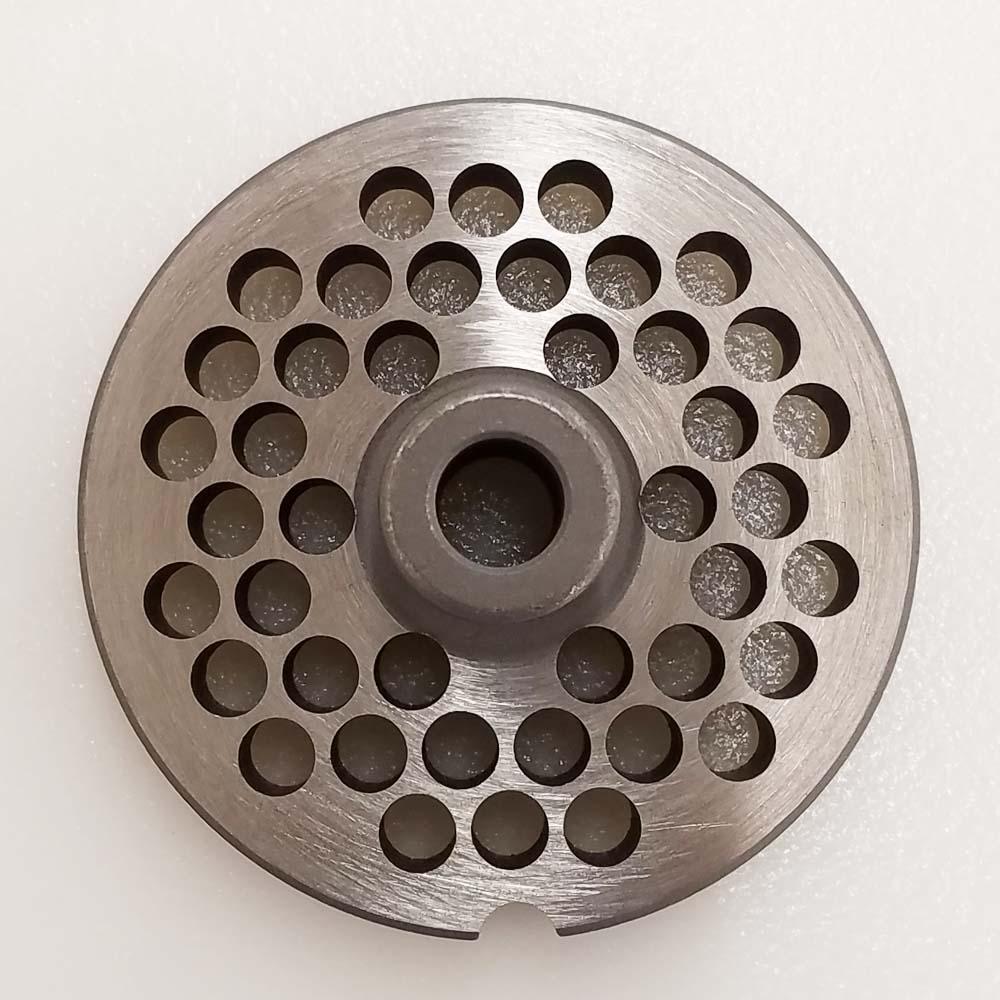 Triumph Meat Grinder Plate Enterprise 12 HUB STYLE D2 Steel 1/4" Holes (104248)