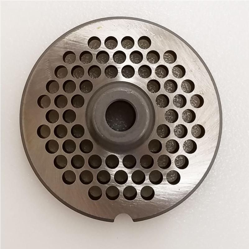 Triumph Meat Grinder Plate Enterprise 12 HUB STYLE D2 Steel 3/16" Holes (106719)