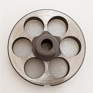 Triumph Meat Grinder Plate Enterprise 12 HUB STYLE D2 Steel 3/4" Holes (103727)