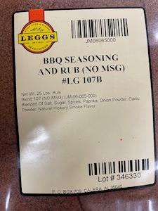 AC Leggs Bulk BBQ Seasoning and Rub Blend #107-25 LB