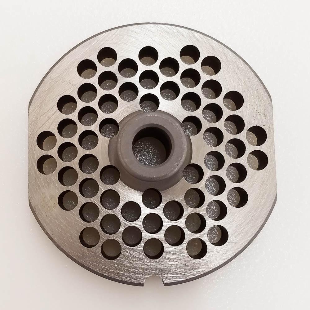 Triumph Meat Grinder Plate Cleveland 22 HUB STYLE D2 STEEL 1/4" Holes (107114)