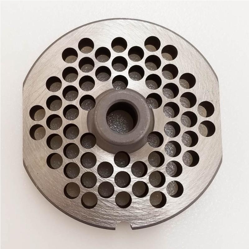 Triumph Meat Grinder Plate Cleveland 22 HUB STYLE D2 STEEL 1/4" Holes (107114)