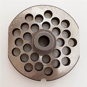 Triumph Meat Grinder Plate Cleveland 22 HUB STYLE D2 STEEL 3/8" Holes (104636)