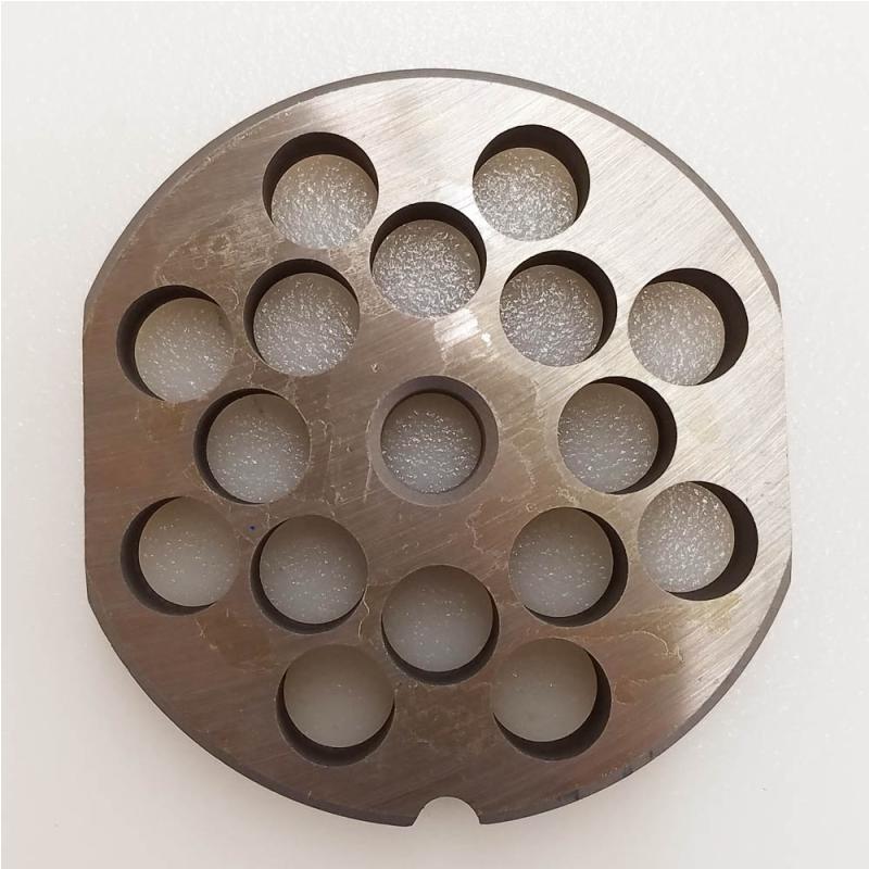 Triumph Meat Grinder Plate Cleveland 22 REVERSIBLE D2 Steel 1/2" Holes (106633)
